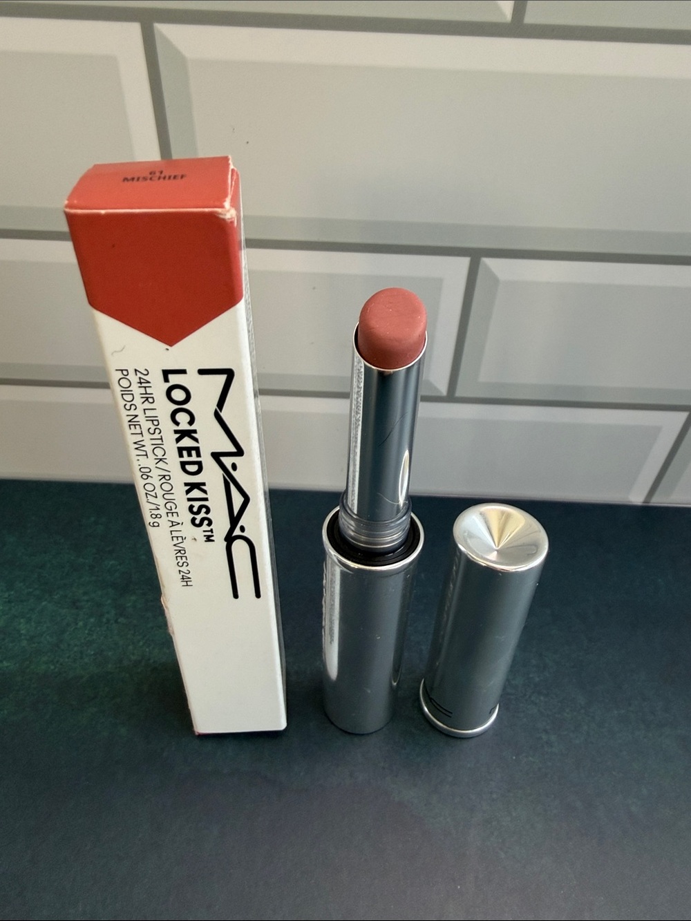MAC Cosmetics Locked Kiss Lipstick - Dusty Rose Pink